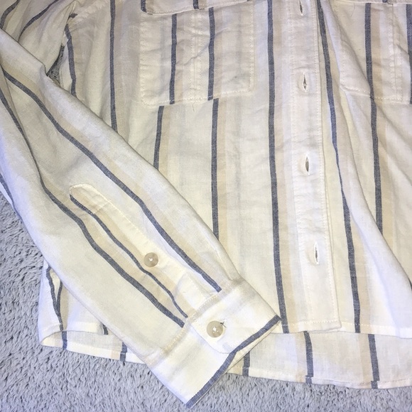 NWT Abercrombie blouse shirt linen - Picture 5 of 5